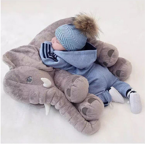 elephant baby pillow